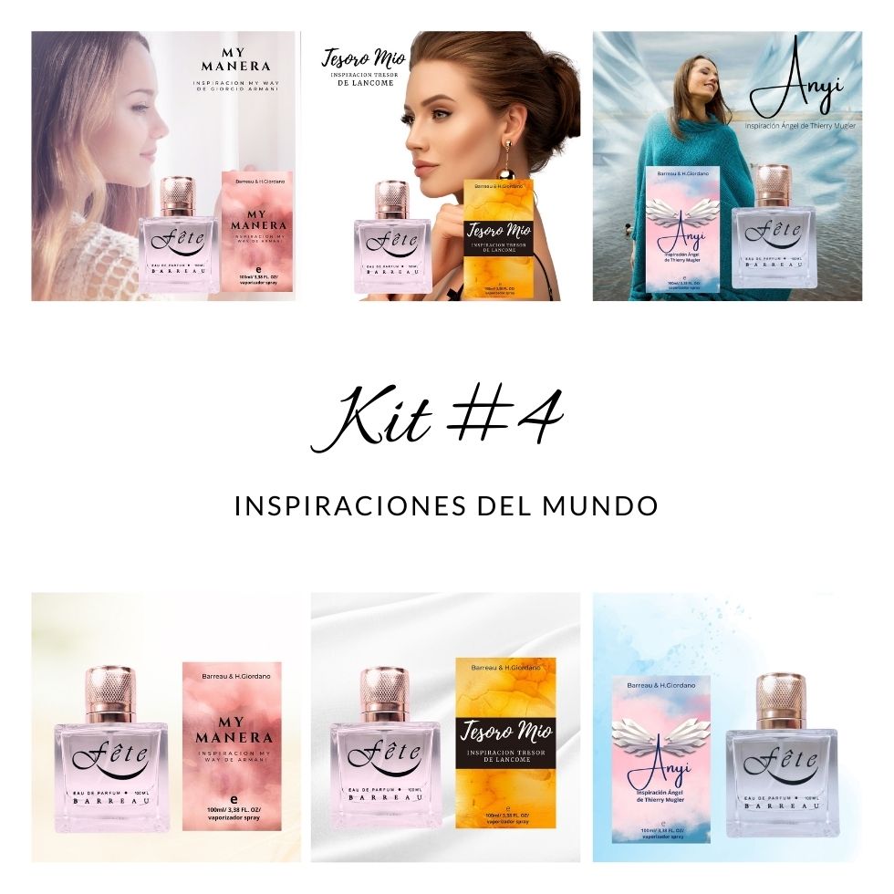 KIT 3 PERFUMES MUJER 100 ML™