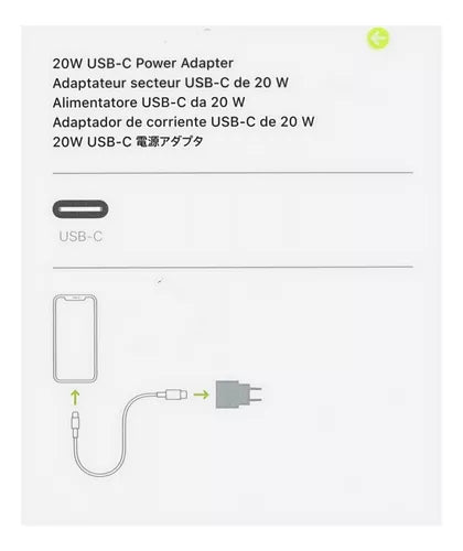 ADAPTADOR IPHONE CARGA RAPIDA™ 20W