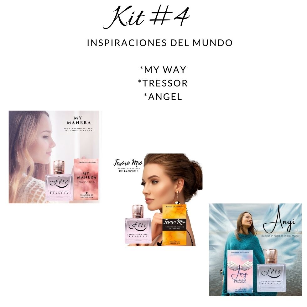 KIT 3 PERFUMES MUJER 100 ML™